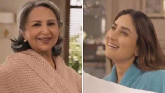 Sharmila Tagore and Kareena Kapoor in a new advertisement.