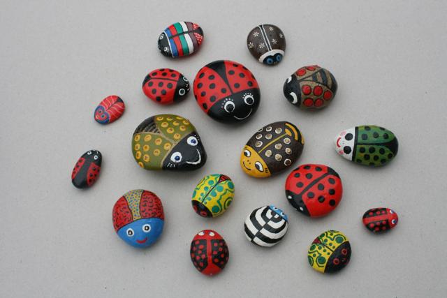 Painted pebbles (Shutterstock) Painted pebbles (Shutterstock)