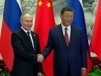 Russian President Vladimir Putin and Chinese President Xi Jinping meet in Beijing, China. (Reuters)