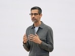 Alphabet CEO Sundar Pichai speaks at a Google I/O event in Mountain View, California. Alphabet CEO Sundar Pichai speaks at a Google I/O event in Mountain View, California.