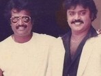 A throwback picture of Rajinikanth and Vijayakanth. A throwback picture of Rajinikanth and Vijayakanth.