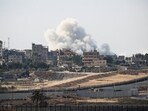 Smoke billows during Israeli strikes in eastern Rafah in the southern Gaza Strip (AFP) Smoke billows during Israeli strikes in eastern Rafah in the southern Gaza Strip (AFP)