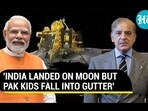 'INDIA LANDED ON MOON BUT PAK KIDS FALL INTO GUTTER' 'INDIA LANDED ON MOON BUT PAK KIDS FALL INTO GUTTER'