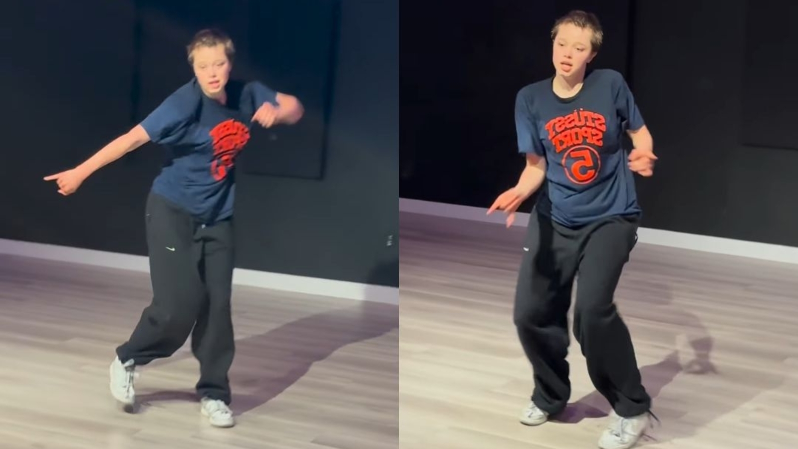 Brad Pitt-Angelina Jolie's daughter flaunts confident dancing chops ...