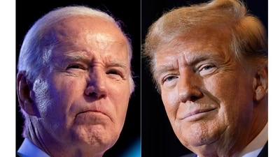 Trump and Biden have agreed to two debates. The first will held at 9 pm. Eastern time on June 27 at CNN’s studios in Atlanta, in a critical battleground state. (AP) Trump and Biden have agreed to two debates. The first will held at 9 pm. Eastern time on June 27 at CNN’s studios in Atlanta, in a critical battleground state. (AP)