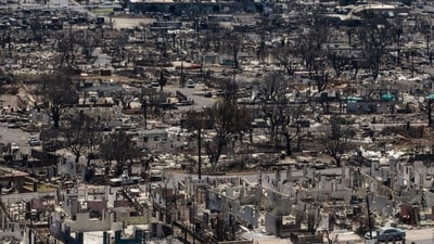 Hawaii health officials say test results show no evidence of widespread lead exposure from last summer's Maui wildfires. Blood samples were taken from more than 500 people to screen for lead after the deadliest U.S. wildfire in more than a century fire ripped through the town of Lahaina, killing 101 people. (AP Photo/Jae C. Hong, File) (AP)
