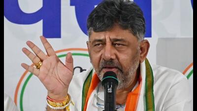 Karnataka deputy chief minister D.K. Shivakumar (HT)