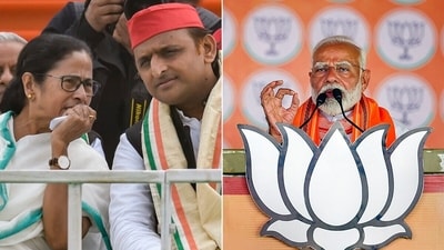 Prime Minister Narendra Modi hit out at Akhilesh Yadav, questioning him whether the SP chief asked Mamata over her remark calling people of UP as outsiders in Bengal. Prime Minister Narendra Modi hit out at Akhilesh Yadav, questioning him whether the SP chief asked Mamata over her remark calling people of UP as outsiders in Bengal.
