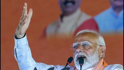 Prime Minister Narendra Modi at an election rally in Pratapgarh on Thursday. (PTI PHOTO) Prime Minister Narendra Modi at an election rally in Pratapgarh on Thursday. (PTI PHOTO)