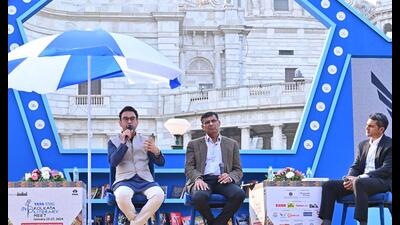 Rohit Lamba (L) and Raghuram G Rajan at the Kolkata Literary Meet (Kolkata Literary Meet) Rohit Lamba (L) and Raghuram G Rajan at the Kolkata Literary Meet (Kolkata Literary Meet)