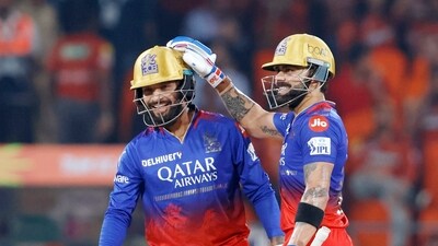 Royal Challengers Bangalore's Virat Kohli and Rajat Patidar (RCB-X) Royal Challengers Bangalore's Virat Kohli and Rajat Patidar (RCB-X)