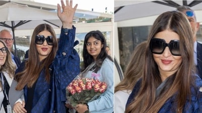 Aishwarya Rai Bachchan and her daughter Aaradhya received grand welcome at Cannes. Aishwarya Rai Bachchan and her daughter Aaradhya received grand welcome at Cannes.