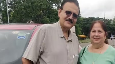 Bodies of retired ATC manager Manoj Chansoria and his wife Anita were recovered on Thursday (Photo - X) Bodies of retired ATC manager Manoj Chansoria and his wife Anita were recovered on Thursday (Photo - X)