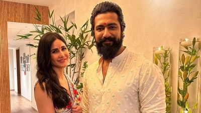 To wish his fans on Diwali, Vicky Kaushal posted photos with Katrina Kaif and their family. In one of the pictures, Katrina and Vicky held hands and smiled for the camera. His caption read, "We wish you and your family a very happy Diwali!" To wish his fans on Diwali, Vicky Kaushal posted photos with Katrina Kaif and their family. In one of the pictures, Katrina and Vicky held hands and smiled for the camera. His caption read, "We wish you and your family a very happy Diwali!"