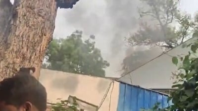 A fire broke out at Delhi BJP office reportedly due to short circuit.
