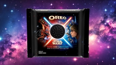 Oreo unveils special edition Star Wars cookies with red and blue creme fillings (Oreo/ Instagram) Oreo unveils special edition Star Wars cookies with red and blue creme fillings (Oreo/ Instagram)