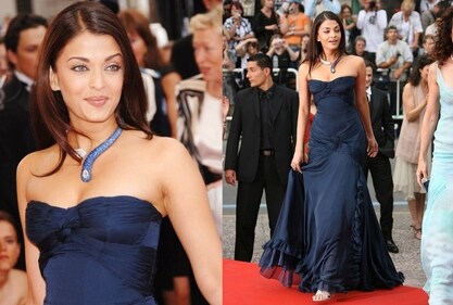 Aishwarya Rai Bachchan in an Elie Saab gown at Cannes 2006 Aishwarya Rai Bachchan in an Elie Saab gown at Cannes 2006