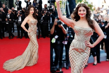 Aishwarya Rai Bachchan shines as Golden Girl at Cannes 2014 Aishwarya Rai Bachchan shines as Golden Girl at Cannes 2014