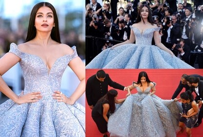 Aishwarya Rai Bachchan transforms into Cinderella at Cannes 2017 Aishwarya Rai Bachchan transforms into Cinderella at Cannes 2017