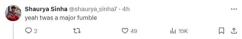 An Indian student claimed that Tim Cook said this when asked about the new "destructive" iPad ad that received backlash. (X/@shaurya_sinha7) An Indian student claimed that Tim Cook said this when asked about the new "destructive" iPad ad that received backlash. (X/@shaurya_sinha7)