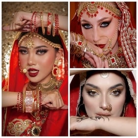 Makeup artists from all over the world are creating reels on this song (Instagram/YouTube) Makeup artists from all over the world are creating reels on this song (Instagram/YouTube)