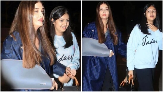 Aishwarya Rai Bachchan and Aaradhya's stylish airport looks steal the show as they jet off to Cannes. (Instagram)