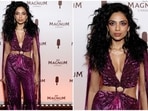 Sobhita Dhulipala steals the spotlight in a stunning shimmery jumpsuit at Cannes 2024.