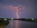 At around 8:50 pm, the beach was hit by heavy rainfall, thunderstorms, and lightning. (File/PTI) At around 8:50 pm, the beach was hit by heavy rainfall, thunderstorms, and lightning. (File/PTI)