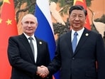 Russian President Vladimir Putin with Chinese President Xi Jinping 
