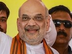 Union home minister Amit Shah during the Lok Sabha elections campaign. (PTI file photo)