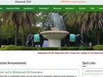 JEE Advanced Admit Card 2024 released at jeeadv.ac.in, direct link to download here
