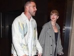 Taylor Swift and Travis Kelce were photographed together as they held hands and stepped out after having dinner.