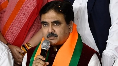 The Election Commission of India (ECI) has issued a show cause notice to Abhijit Gangopadhyay, the Bharatiya Janata Party (BJP) candidate for the Lok Sabha 2024 elections, regarding his alleged remarks against West Bengal CM Mamata Banerjee. (Hindustan Times) The Election Commission of India (ECI) has issued a show cause notice to Abhijit Gangopadhyay, the Bharatiya Janata Party (BJP) candidate for the Lok Sabha 2024 elections, regarding his alleged remarks against West Bengal CM Mamata Banerjee. (Hindustan Times)