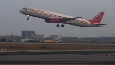 A Delhi-bound flight met an accident at the Pune Airport runway on Thursday. A Delhi-bound flight met an accident at the Pune Airport runway on Thursday.
