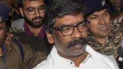 Former Jharkhand chief minister Hemant Soren (File Photo) Former Jharkhand chief minister Hemant Soren (File Photo)
