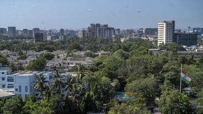 Mumbai, India - May 8, 2024: A top view of the Government Colony at Bandre in Mumbai, India, on Wednesday, May 8, 2024. (Photo by Satish Bate/ Hindustan Times) (Hindustan Times) Mumbai, India - May 8, 2024: A top view of the Government Colony at Bandre in Mumbai, India, on Wednesday, May 8, 2024. (Photo by Satish Bate/ Hindustan Times) (Hindustan Times)