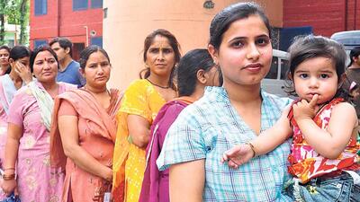 The centres with “Hirkani Kaksha” (baby feeding centres) open from 7.30 am to 9 pm saw 88,105 women use the facility, and also cast vote. (REPRESENTATIVE PHOTO)