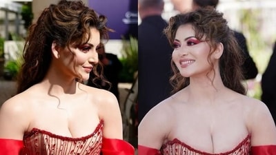 Urvashi Rautela walked the Cannes 2024 red carpet on Thursday. Urvashi Rautela walked the Cannes 2024 red carpet on Thursday.