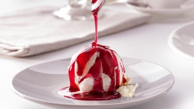 Drizzled or poured over, nothing enhances a dessert like a well-made sauce (Shutterstock) Drizzled or poured over, nothing enhances a dessert like a well-made sauce (Shutterstock)