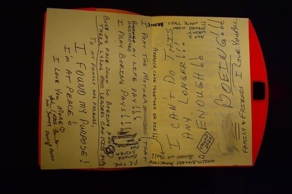John Barnett's suicide note (Charleston Police Department) John Barnett's suicide note (Charleston Police Department)