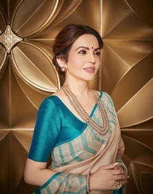 Nita Ambani, businesswoman and philanthropist. (Instagram/@reliancefoundation) Nita Ambani, businesswoman and philanthropist. (Instagram/@reliancefoundation)
