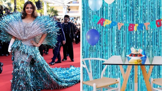 aishwarya rai blue dress designer Aishwarya Rai Bachchan's Amit Aggarwal gown at Cannes took over 1,500 hours of handwork