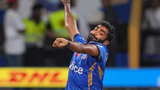 Mumbai Indians bowler Jasprit Bumrah bowls a delivery during the Indian Premier League (IPL) 2024 (PTI)