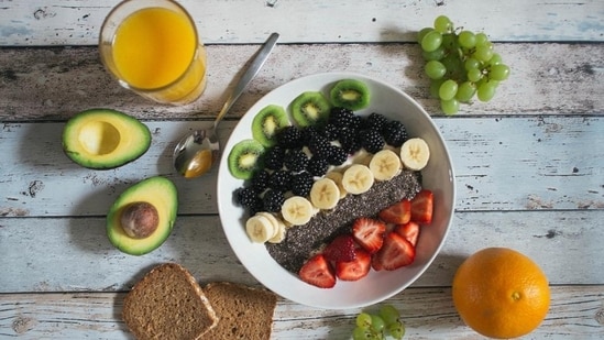 Maintain a Healthy Diet:&nbsp;Focus on a diet rich in fruits, vegetables, whole grains, and lean proteins while limiting salt, saturated fats, and processed foods to help lower blood pressure.(Unsplash)