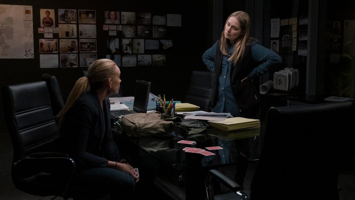The two women detectives in Unbelievable crack a rape case because they view it with sensitivity. The two women detectives in Unbelievable crack a rape case because they view it with sensitivity.