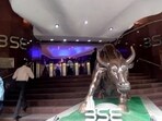 A file photo of the BSE as Sensex soars over 1,800 points; currently at 48,172.85 after Union Budget 2021-22, in Mumbai on Monday. (ANI Photo)