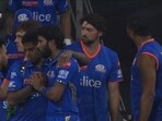 Suryakumar Yadav with Hardik Pandta after MI's loss to LSG
