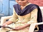Mala Papalkar, 25, a visually challenged woman, was abandoned in a dustbin at a railway station as a newborn. HT Photo
