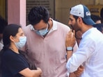 According to reports, the hoarding collapsed onto Kartik Aaryan’s uncle and aunt, Manoh and Anita Chansoria, who were in their red SUV at the petrol pump. Their bodies were recovered after almost two days.(PTI)
