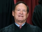 An upside-down American flag, a symbol associated with former President Donald Trump's false claims of election fraud, was displayed outside the home of Supreme Court Justice Samuel Alito in January 2021, The New York Times reported May 16. (AP Photo/J. Scott Applewhite, File) An upside-down American flag, a symbol associated with former President Donald Trump's false claims of election fraud, was displayed outside the home of Supreme Court Justice Samuel Alito in January 2021, The New York Times reported May 16. (AP Photo/J. Scott Applewhite, File)